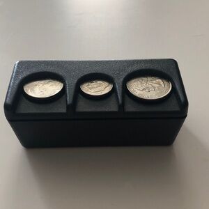 🐰 Car Coin Storage Box with Triple Slots